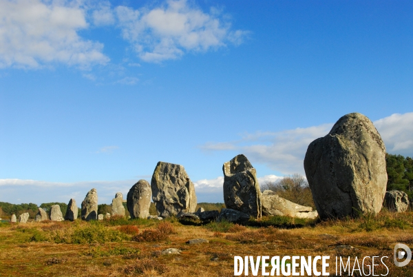 CARNAC : Alignement des Megalithes