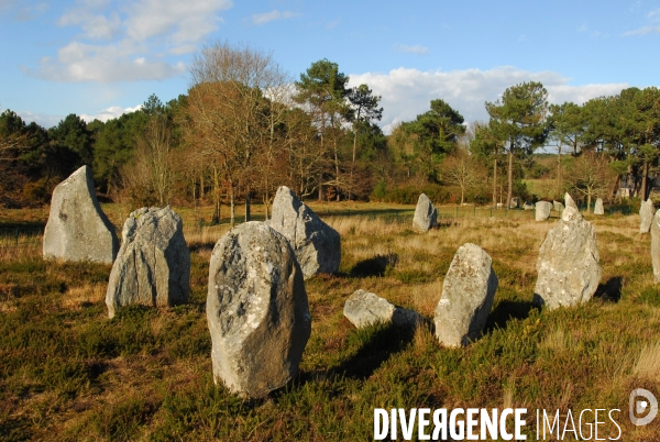 CARNAC : Alignement des Megalithes