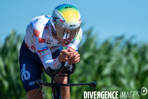 Tour de France. Contre la montre de Caen.