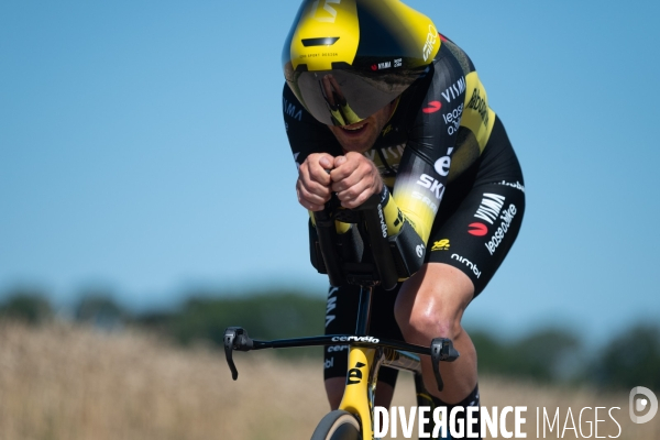 Tour de France. Contre la montre de Caen.
