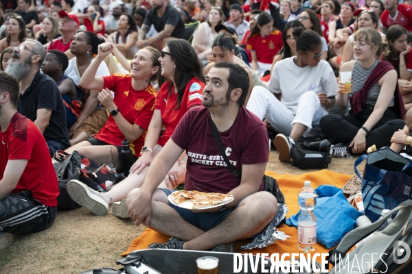 Genève. WEURO 2025. Fan Zone