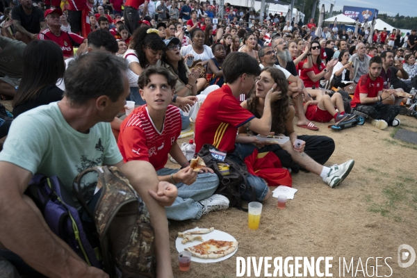 Genève. WEURO 2025. Fan Zone