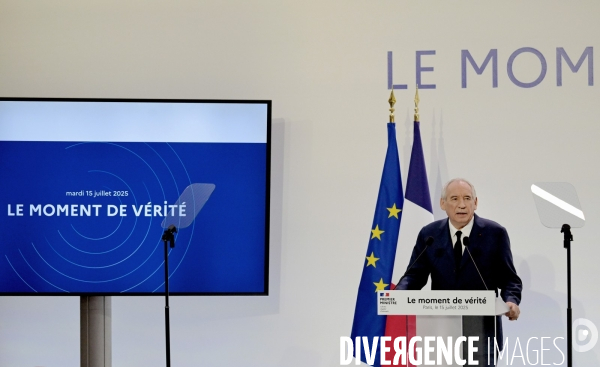 François Bayrou / Présentation du budget 2026