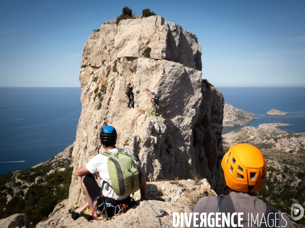 Escalade dans les calanques