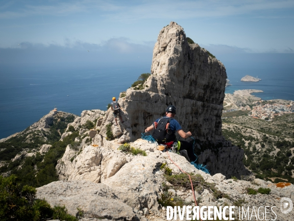 Escalade dans les calanques
