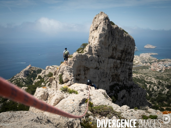 Escalade dans les calanques