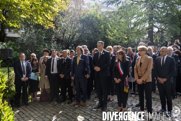 Mémorial du génocide de Srebrenica au cimetière Père Lachaise