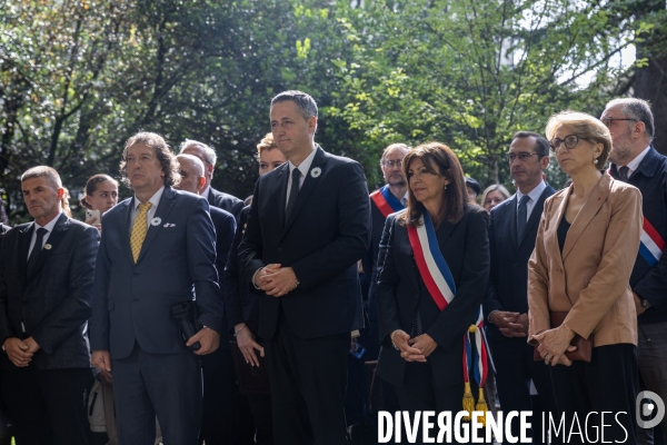 Mémorial du génocide de Srebrenica au cimetière Père Lachaise