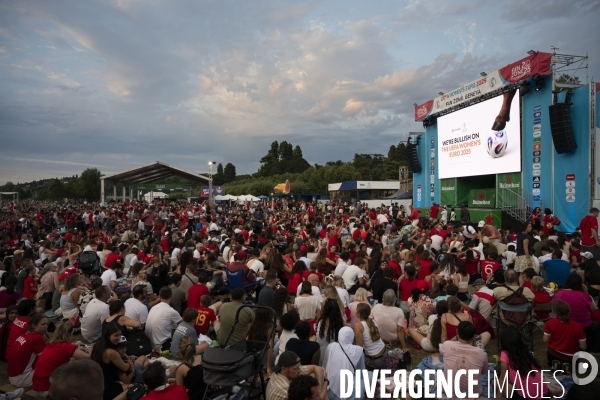 Genève. WEURO 2025. Fan Zone