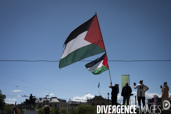 Genève.  Journée de la Nakba 