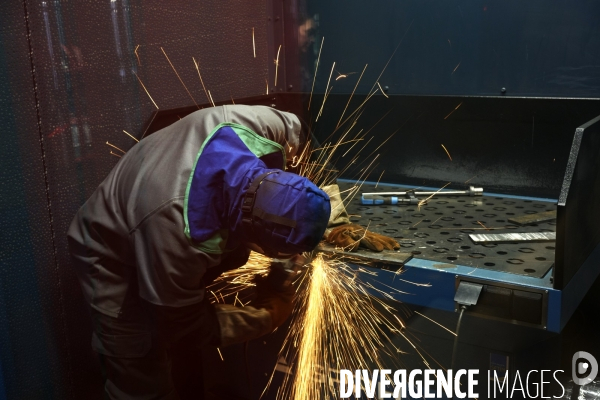 La Haute école de formation aux métiers de soudage HEFAïS à Cherbourg (Manche), le 29 octobre 2024. 