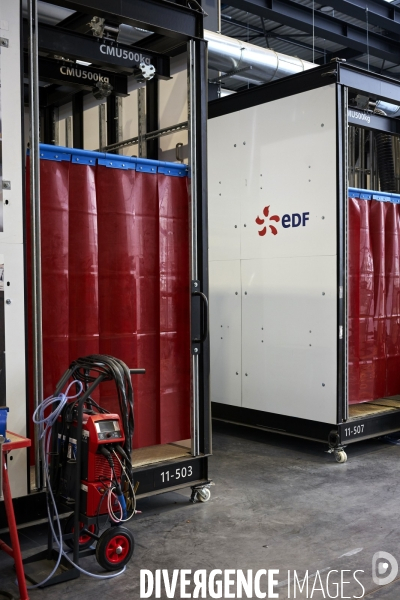 La Haute école de formation aux métiers de soudage HEFAïS à Cherbourg (Manche), le 29 octobre 2024. 