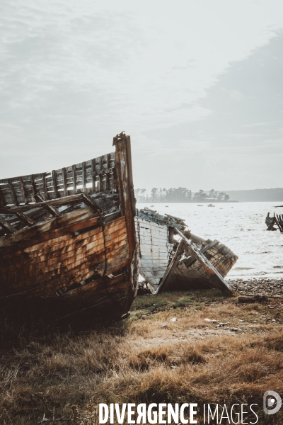 Cimetière de bateaux de Rostellec de la presqu’île Crozon