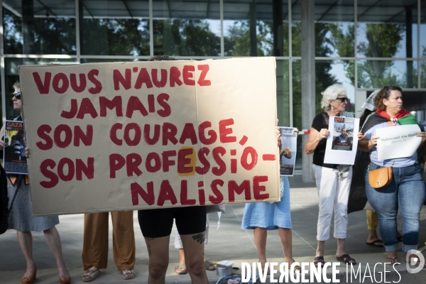 Genève. Rassemblement pour dénoncer l assasinat de journalistes palestiniens