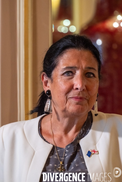 Salomé  Zourabichvili, présidente de la Géorgie.