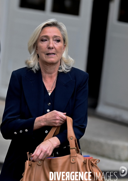 Entretien entre François BAYROU Marine Le Pen et Jordan Bardella