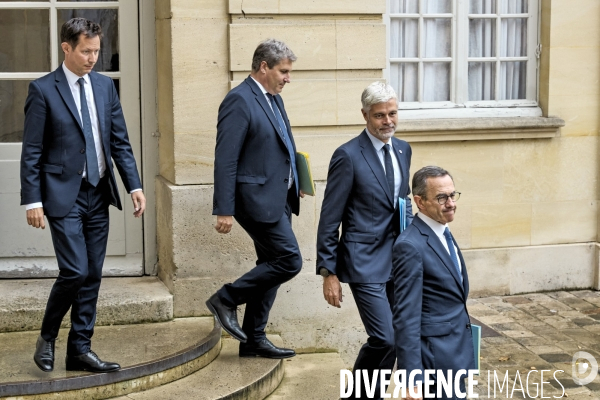 Le PM reçoit les partis politiques à Matignon