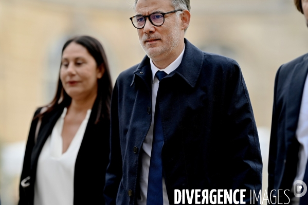 François Bayrou reçoit Olivier FAURE Boris VALLAUD Patrick KANNER