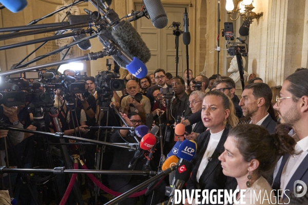 Vote de la motion de confiance Assemblee Nationale