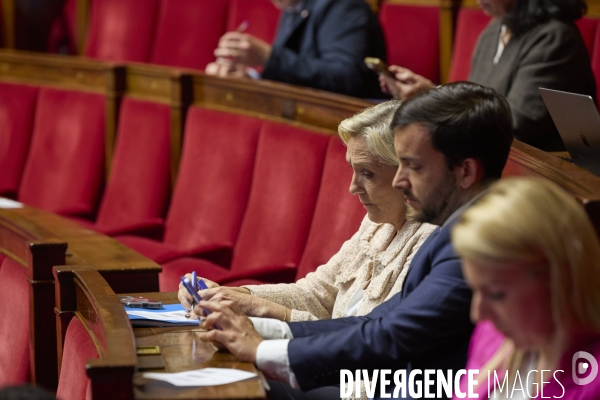 Vote de la motion de confiance Assemblee Nationale