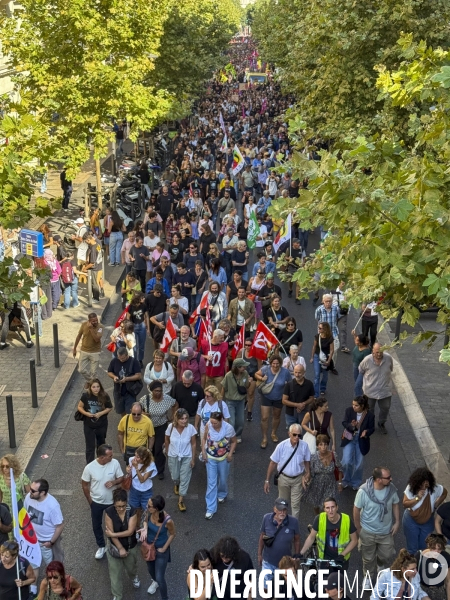 Mouvement  BLOQUONS TOUT  à Marseille