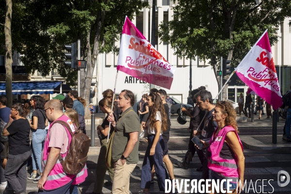 Mouvement  BLOQUONS TOUT  à Marseille