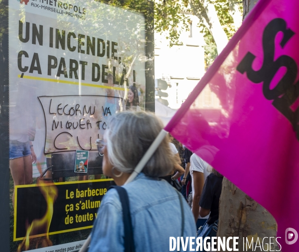 Mouvement  BLOQUONS TOUT  à Marseille