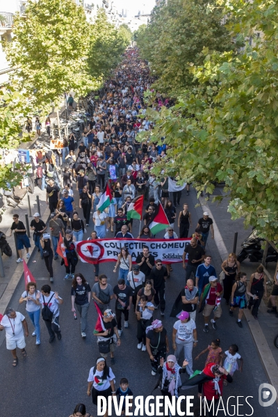 Mouvement  BLOQUONS TOUT  à Marseille