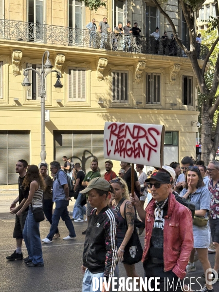 Mouvement  BLOQUONS TOUT  à Marseille