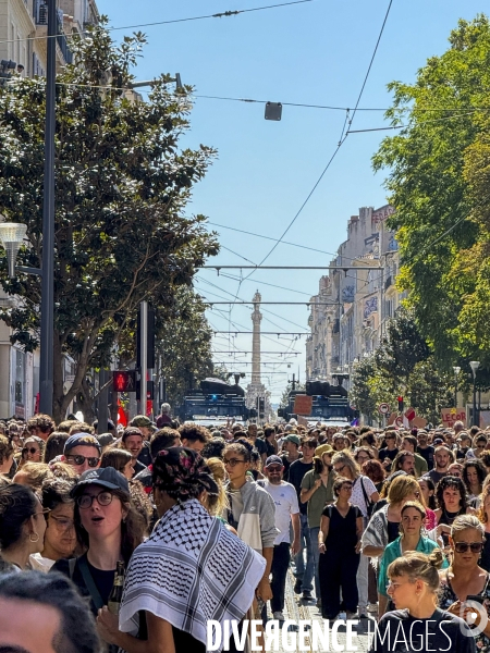 Mouvement  BLOQUONS TOUT  à Marseille