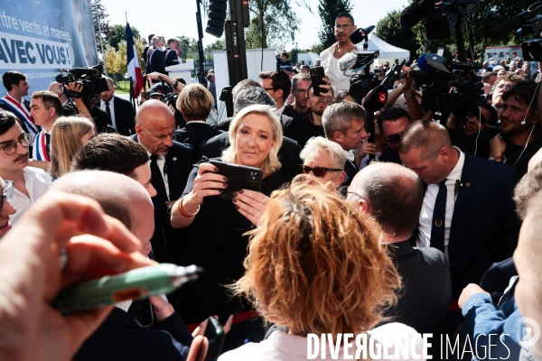 2025 - rentrée politique de marine le pen
