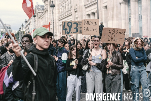 Mouvement du 10 septembre Bloquons tout a Paris