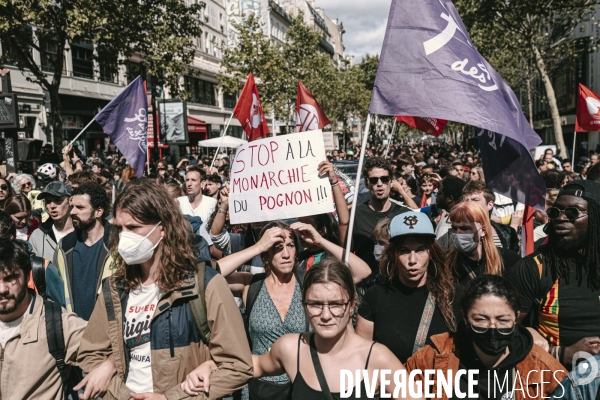 Mouvement du 10 septembre Bloquons tout a Paris