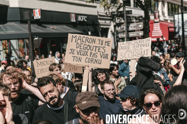 Mouvement du 10 septembre Bloquons tout a Paris