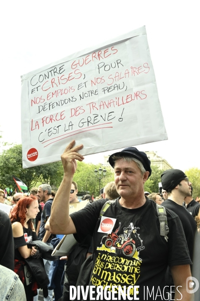 Manifestation   Bloquons tout  , le 10 septembre à Paris