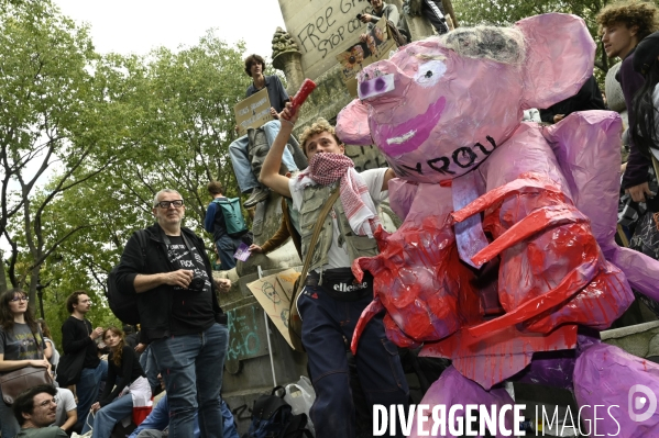 Manifestation   Bloquons tout  , le 10 septembre à Paris