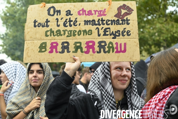 Manifestation   Bloquons tout  , le 10 septembre à Paris