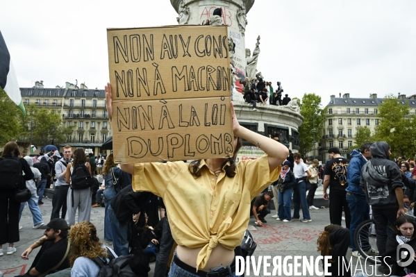 Manifestation   Bloquons tout  , le 10 septembre à Paris