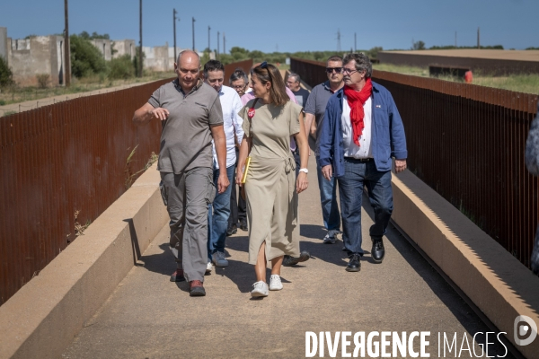 Sophie Binet au Memorial de Rivesaltes