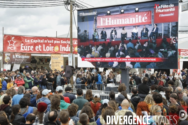 Fête de l Humanité 2025, débat à l AGORA