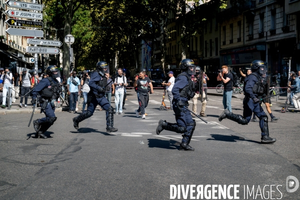 Manifestation du 18 septembre à Lyon.