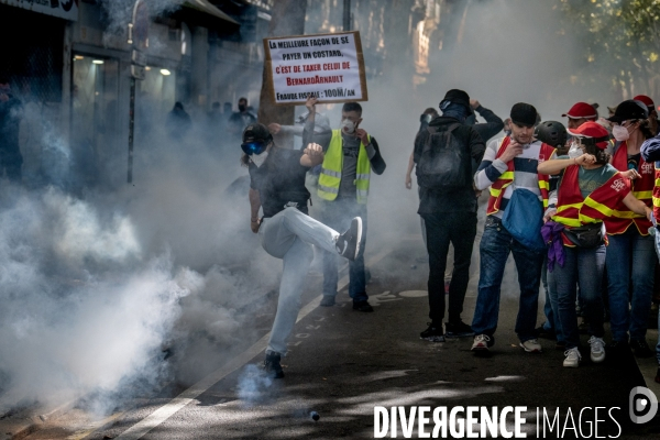 Manifestation du 18 septembre à Lyon.