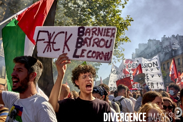 Manifestation intersyndicale du 18 septembre à Paris
