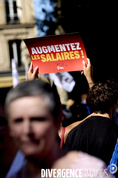 Manifestation intersyndicale du 18 septembre à Paris