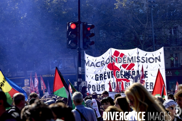 Manifestation intersyndicale du 18 septembre à Paris