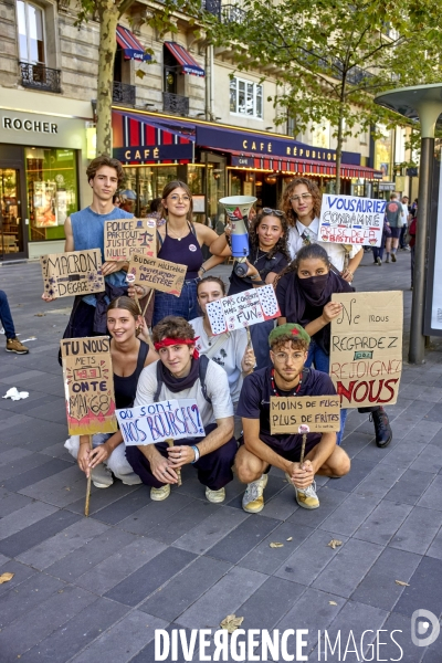 Manifestation intersyndicale du 18 septembre à Paris