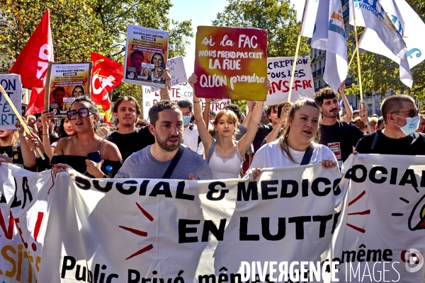 Manifestation intersyndicale du 18 septembre à Paris