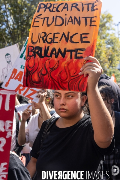Manifestation du 18 septembre contre le gouvernement Lecornu suite à l appel de l intersyndicale