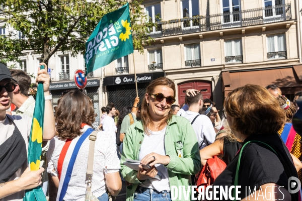 Manifestation du 18 septembre contre le gouvernement Lecornu suite à l appel de l intersyndicale