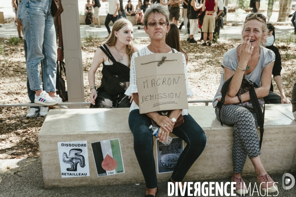 Manifestation du 18 Septembre, Montpellier